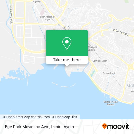 Ege Park Mavısehır Avm map