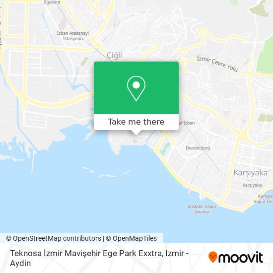 Teknosa İzmir Mavişehir Ege Park Exxtra map