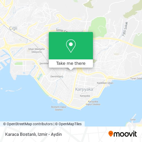 Karaca Bostanlı map