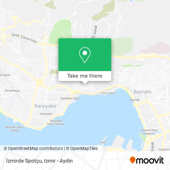 İzmirde Spotçu map