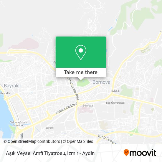 Aşık Veysel Amfi Tiyatrosu map