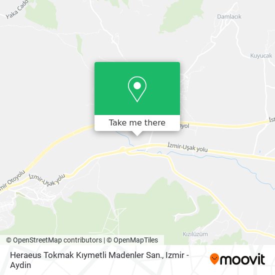 Heraeus Tokmak Kıymetli Madenler San. map