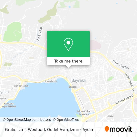 Gratis İzmir Westpark Outlet Avm map