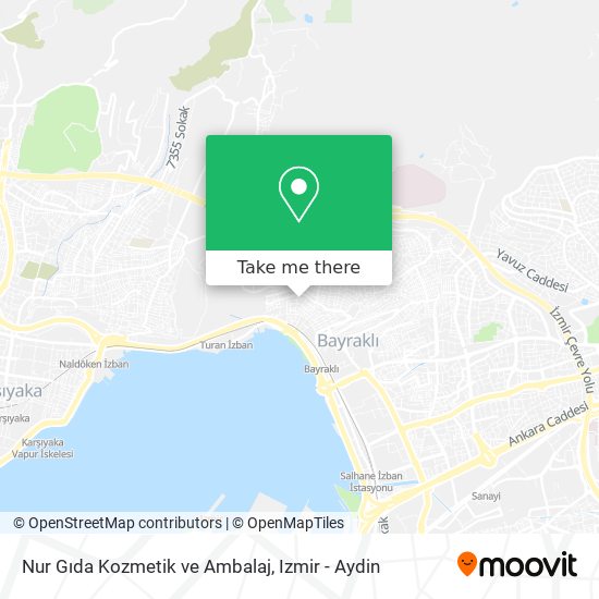 Nur Gıda Kozmetik ve Ambalaj map