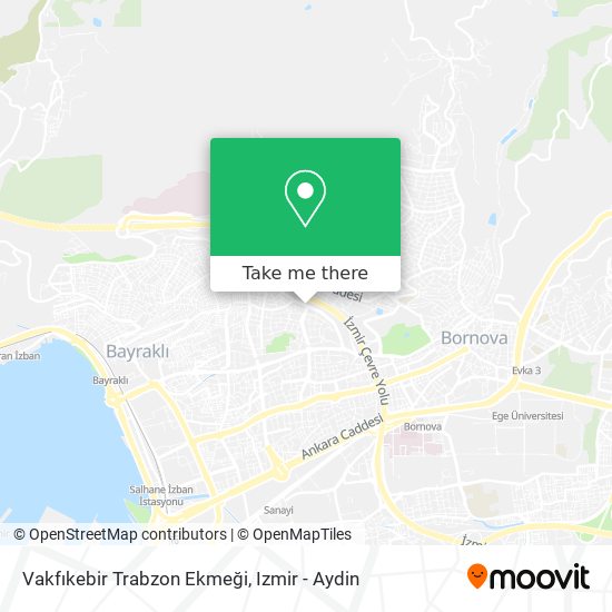 Vakfıkebir Trabzon Ekmeği map