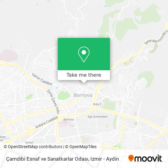 Çamdibi Esnaf ve Sanatkarlar Odası map