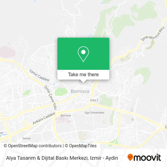 Alya Tasarım & Dijital Baskı Merkezi map