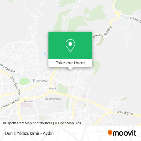 Deniz Yıldızı map