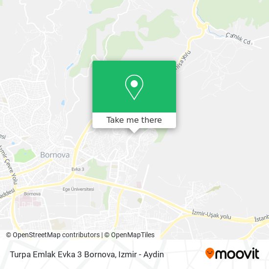 Turpa Emlak Evka 3 Bornova map