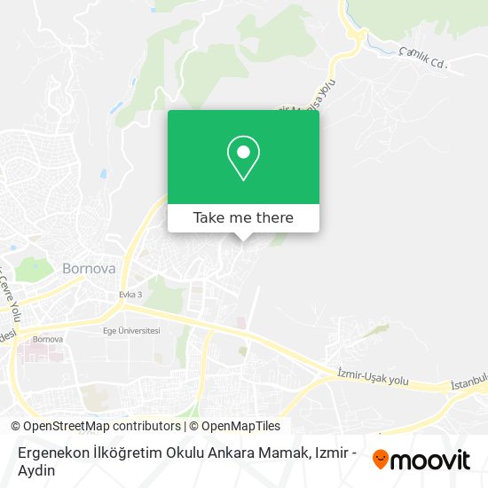Ergenekon İlköğretim Okulu Ankara Mamak map