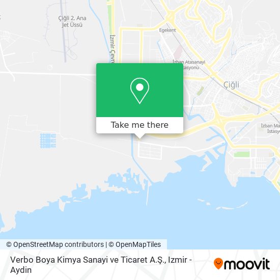 Verbo Boya Kimya Sanayi ve Ticaret A.Ş. map