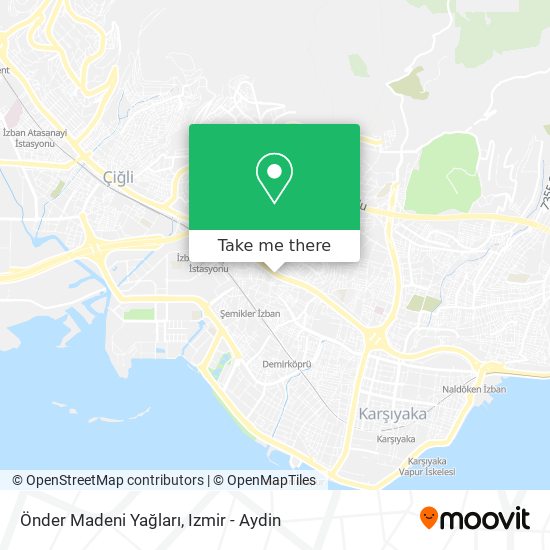 Önder Madeni Yağları map