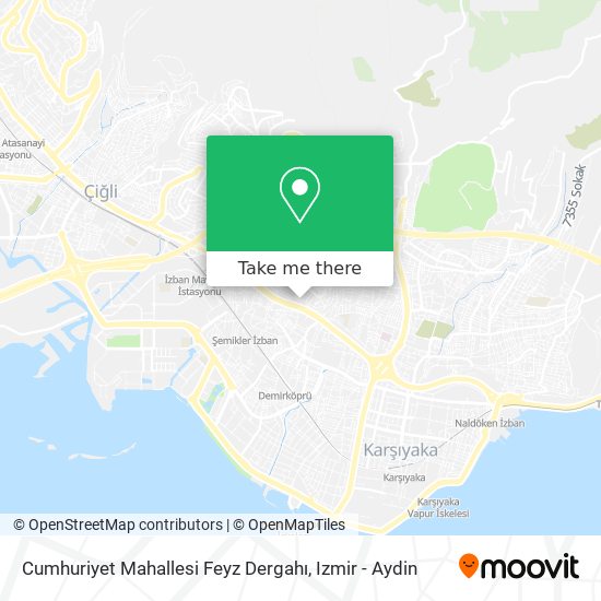 Cumhuriyet Mahallesi Feyz Dergahı map
