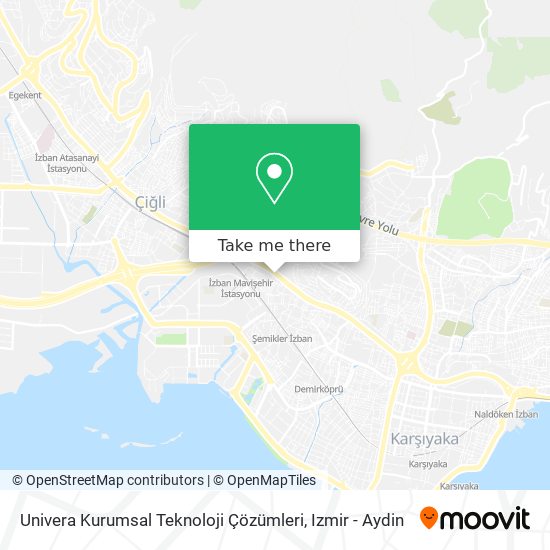 Univera Kurumsal Teknoloji Çözümleri map