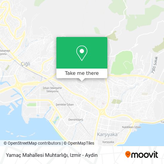 Yamaç Mahallesi Muhtarlığı map