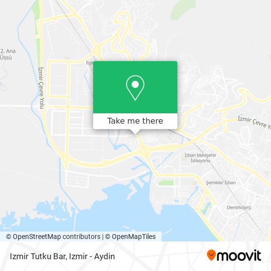 Izmir Tutku Bar map