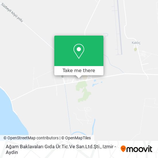 Ağam Baklavaları Gıda Ür.Tic.Ve San.Ltd.Şti. map