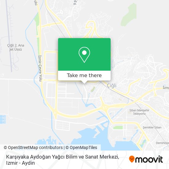 Karşıyaka Aydoğan Yağcı Bilim ve Sanat Merkezi map