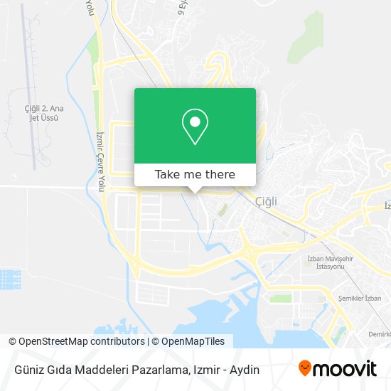 Güniz Gıda Maddeleri Pazarlama map