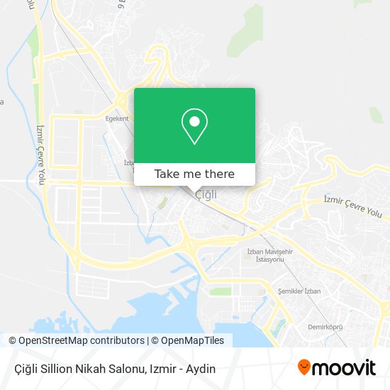 Çiğli Sillion Nikah Salonu map