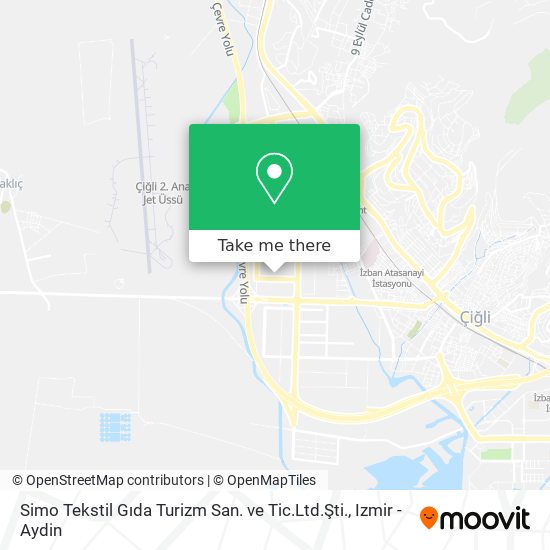 Simo Tekstil Gıda Turizm San. ve Tic.Ltd.Şti. map