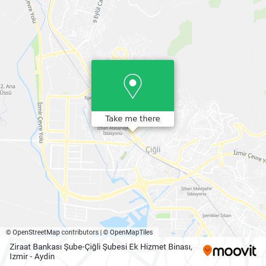 Ziraat Bankası Şube-Çiğli Şubesi Ek Hizmet Binası map