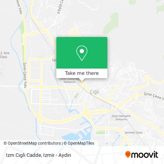 Izm Cıglı Cadde map