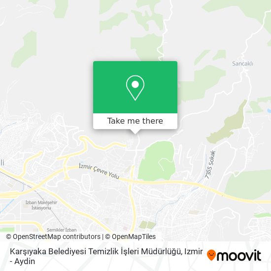 Karşıyaka Belediyesi Temizlik İşleri Müdürlüğü map
