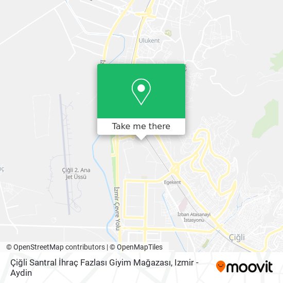Çiğli Santral İhraç Fazlası Giyim Mağazası map