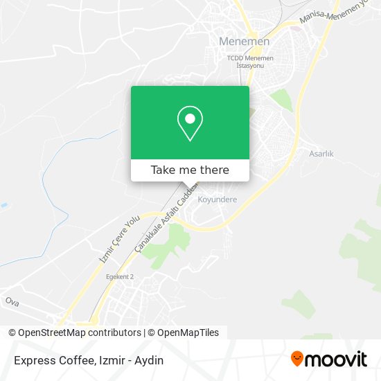 Express Coffee map