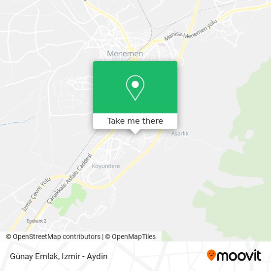 Günay Emlak map