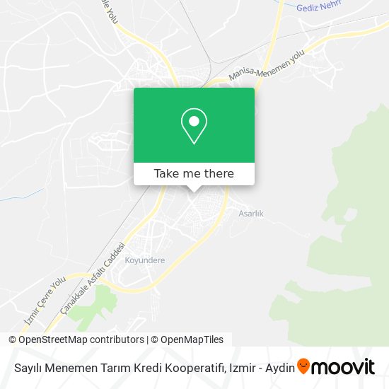 Sayılı Menemen Tarım Kredi Kooperatifi map