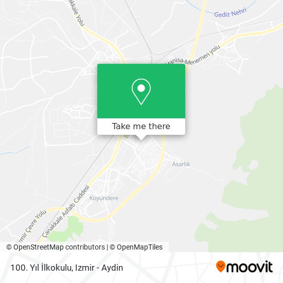 100. Yıl İlkokulu map