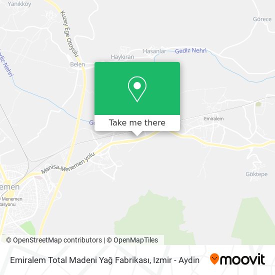 Emiralem Total Madeni Yağ Fabrikası map