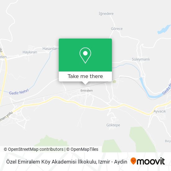 Özel Emiralem Köy Akademisi İlkokulu map