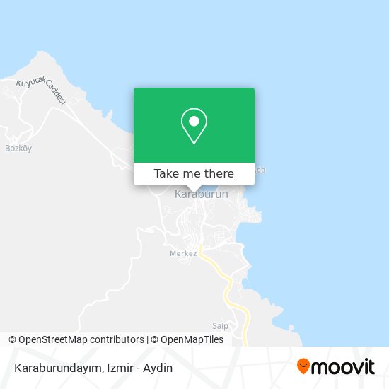 Karaburundayım map