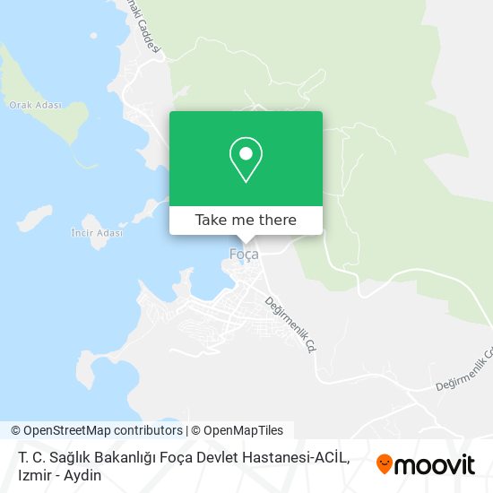 T. C. Sağlık Bakanlığı Foça Devlet Hastanesi-ACİL map