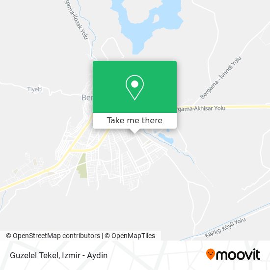 Guzelel Tekel map