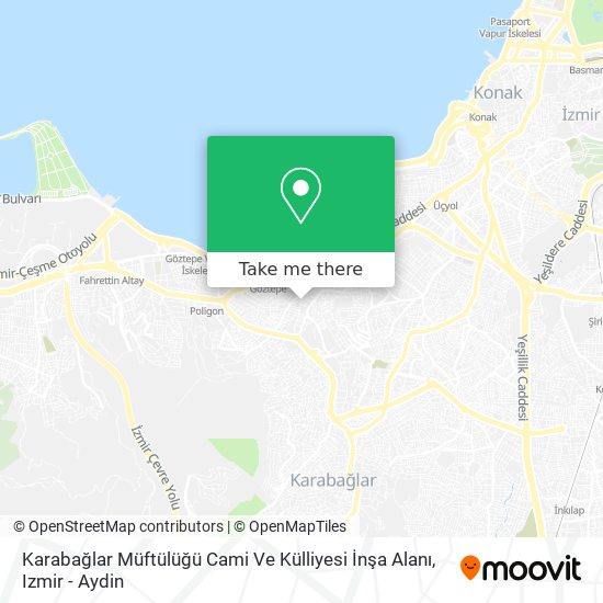 Karabağlar Müftülüğü Cami Ve Külliyesi İnşa Alanı map