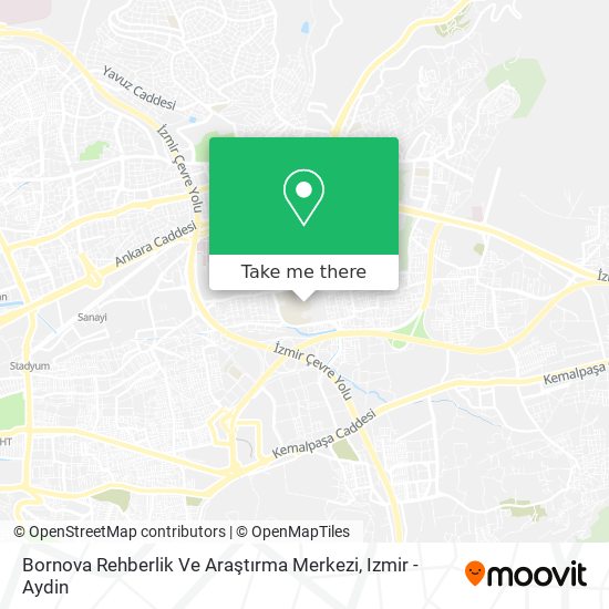 Bornova Rehberlik Ve Araştırma Merkezi map