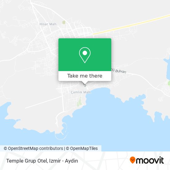 Temple Grup Otel map