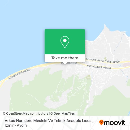 Arkas Narlıdere Mesleki Ve Teknik Anadolu Lisesi map
