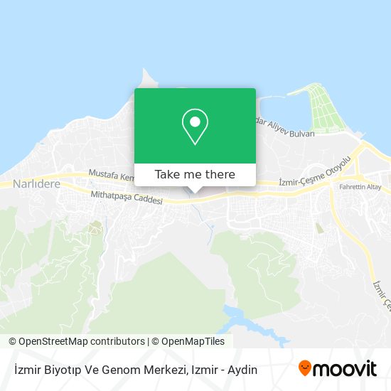 İzmir Biyotıp Ve Genom Merkezi map
