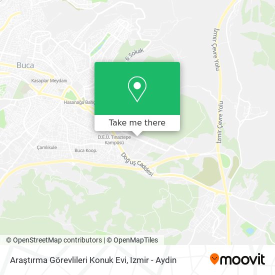 Araştırma Görevlileri Konuk Evi map