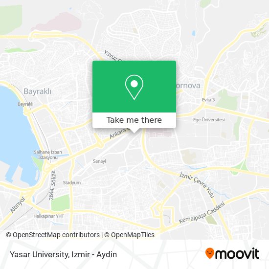 Yasar University map