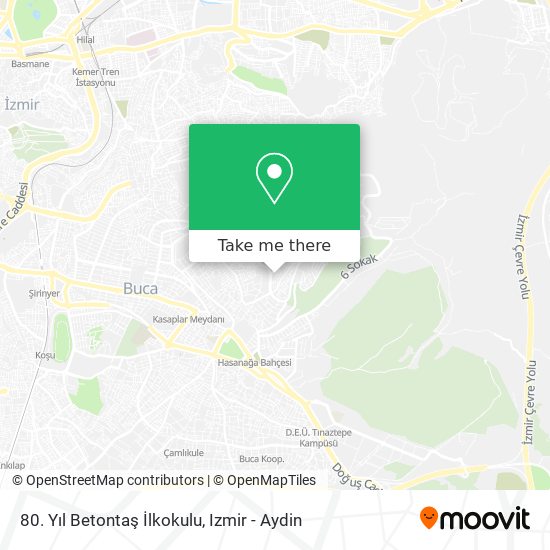 80. Yıl Betontaş İlkokulu map