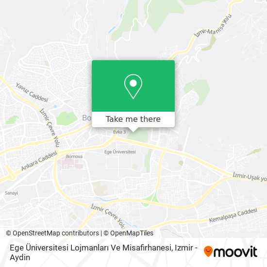 Ege Üniversitesi Lojmanları Ve Misafirhanesi map