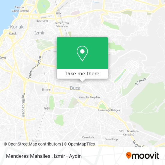 Menderes Mahallesi map