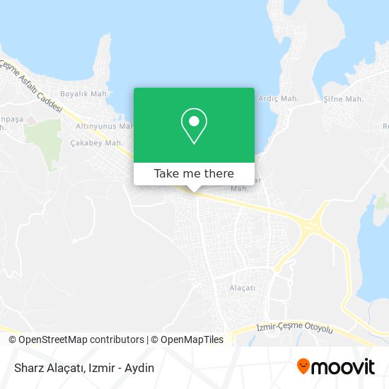 Sharz Alaçatı map