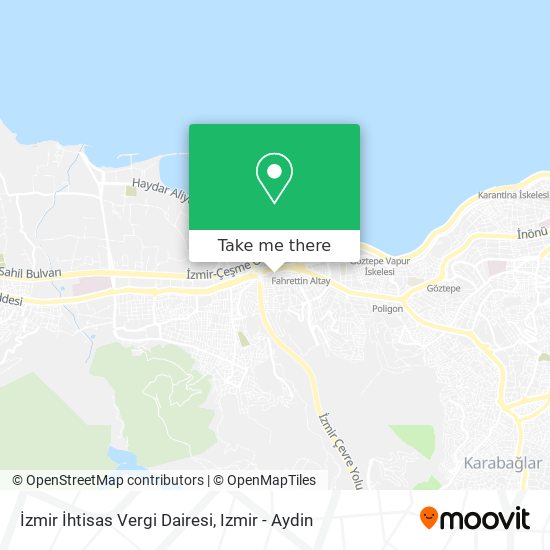 İzmir İhtisas Vergi Dairesi map